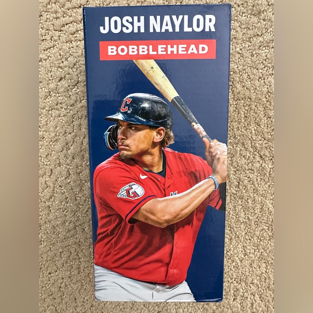 Josh Naylor Cleveland Guardians Bobblehead 6/22/24 SGA NEW IN BOX